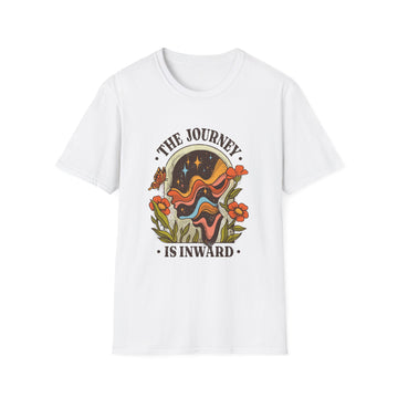 The Journey is inward - Vintage Motivational Quotes - Unisex T-Shirt