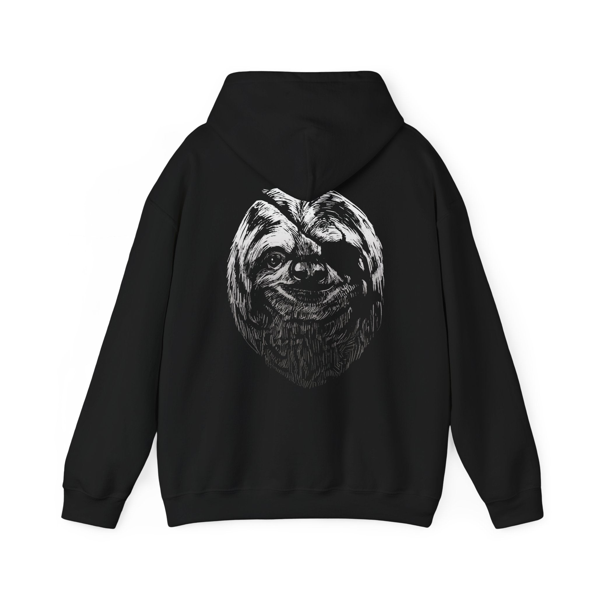 Eyepatch Sloth - Animals with Eye Patch - Unisex Hoodie