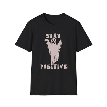 Stay positive - Halloween - Front Design - Premium Bio Unisex T-Shirt