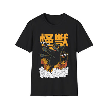 Cat - Kaiju Monster - Unisex T-Shirt - Front Print