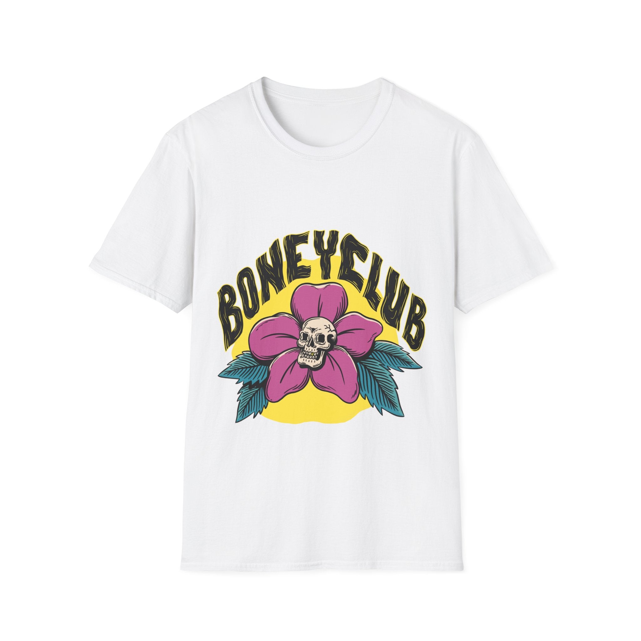 Boneyclub Skull Flower - Summer Skulls - Unisex T-Shirt