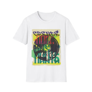 Vinyl Record - Urban Graffiti - Unisex T-Shirt - Front Print