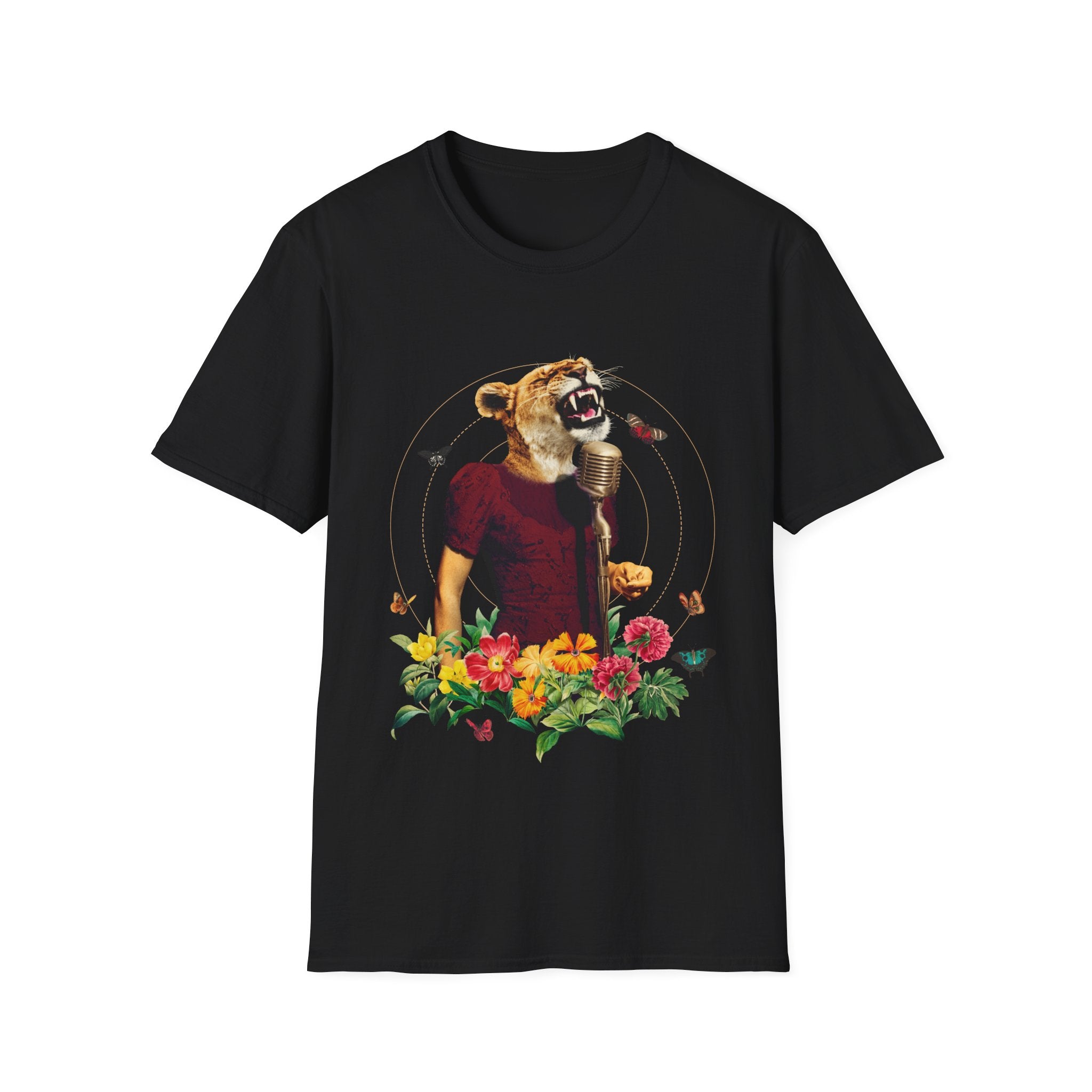 Lioness - Animal Human - Unisex T-Shirt - Front Print