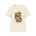 Snake Magnolia - Animals In Nature - Front Design - Premium Bio Unisex T-Shirt - Pure Face Streetwear