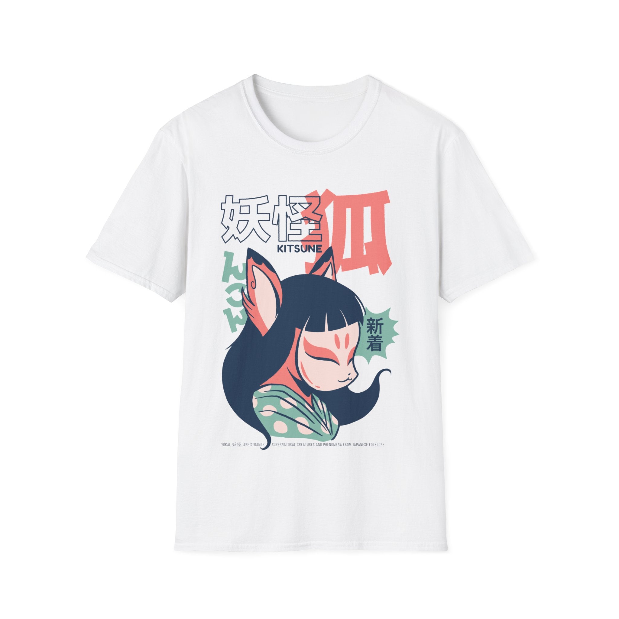 Kitsune - Japanese Yokai - Unisex T-Shirt - Front Print