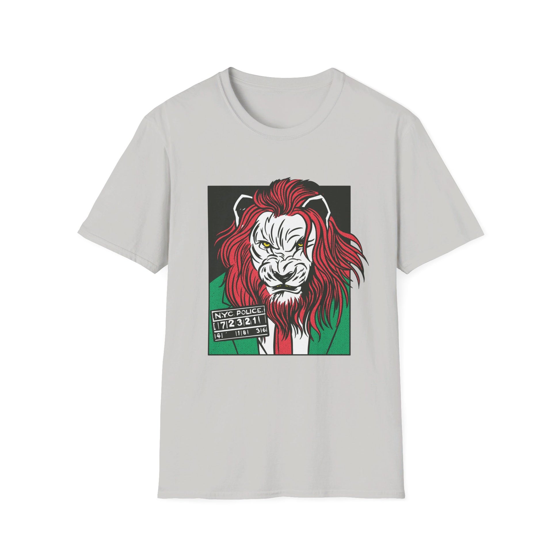 Lion Gangster - Comic Mafia - Front Design - Premium Bio Unisex T-Shirt - Pure Face Streetwear