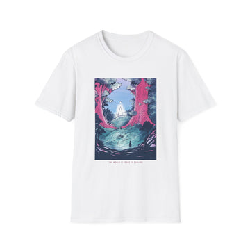 Forest Fantasy Landscape - Watercolor Fantasy - Unisex T-Shirt