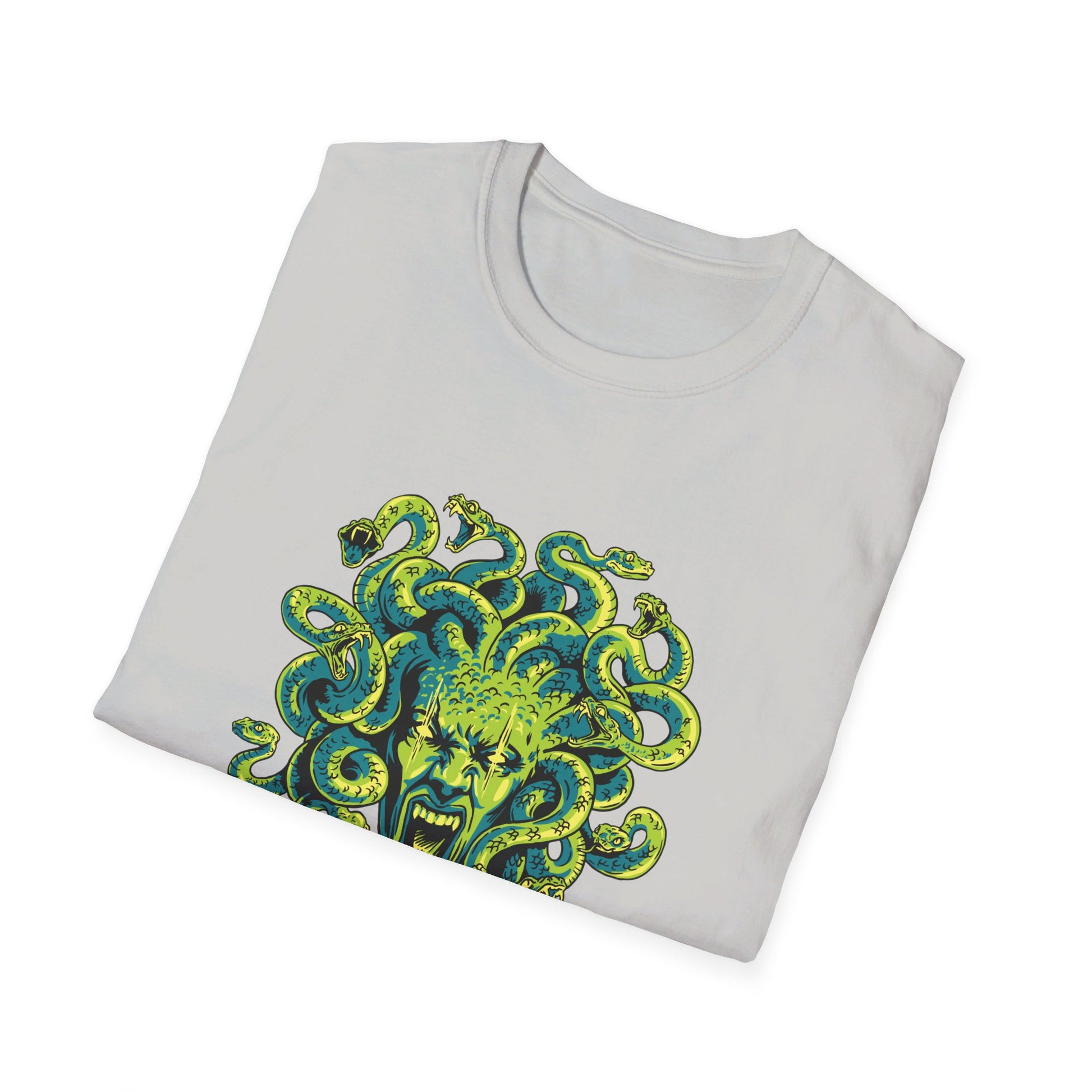 Medusa - Greek Mythology - Front Design - Premium Bio Unisex T-Shirt - Pure Face Streetwear