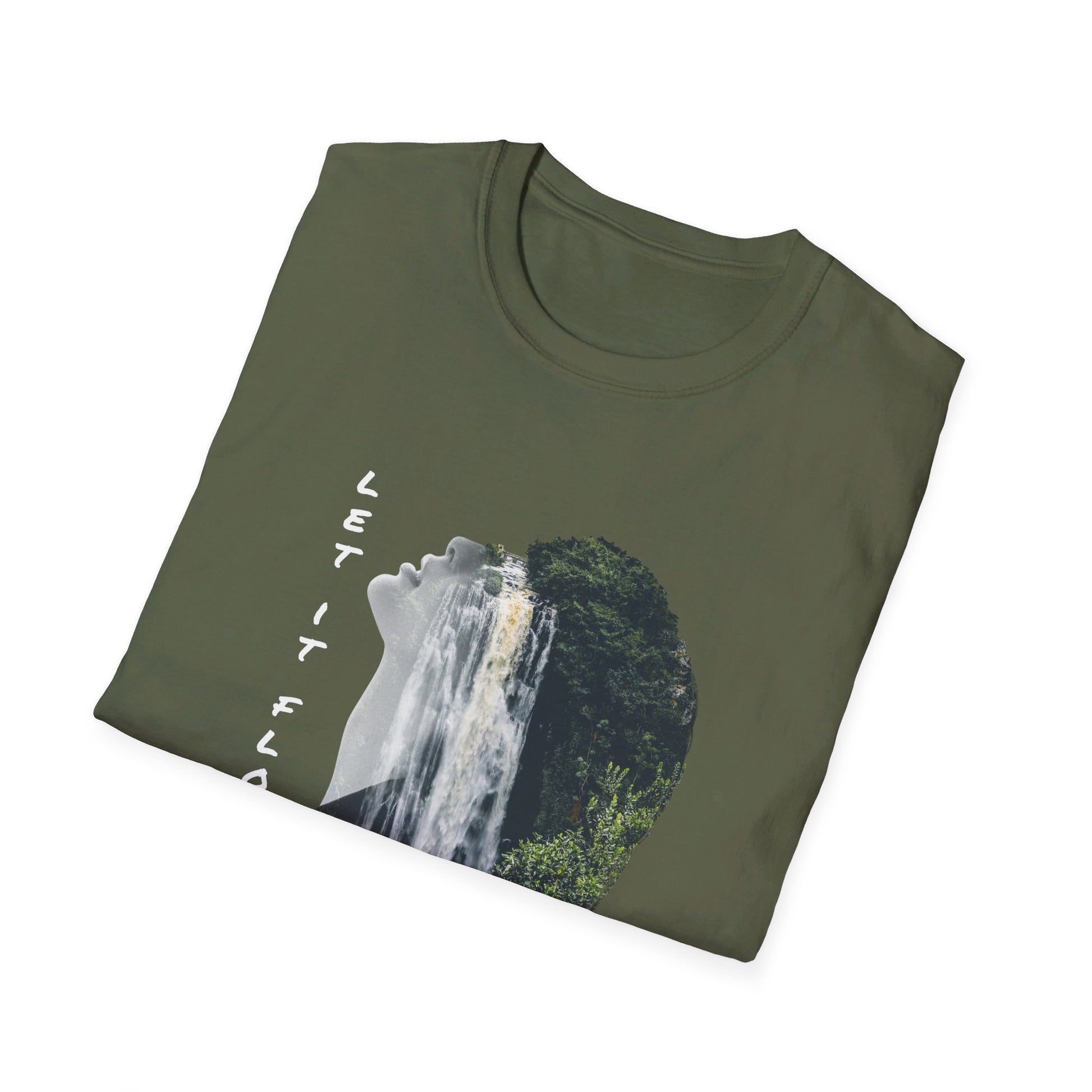 Let it Flow - Exposure Streetwear - Front Design - Premium Bio Unisex T-Shirt - Pure Face Streetwear