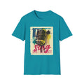 Old Microphone - Urban Graffiti - Front Design - Premium Bio Unisex T-Shirt - Pure Face Streetwear