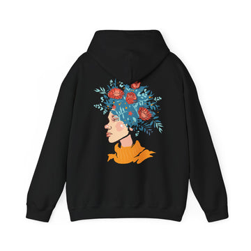 Woman with Flower Hair - Self Worth - Unisex Hoodie