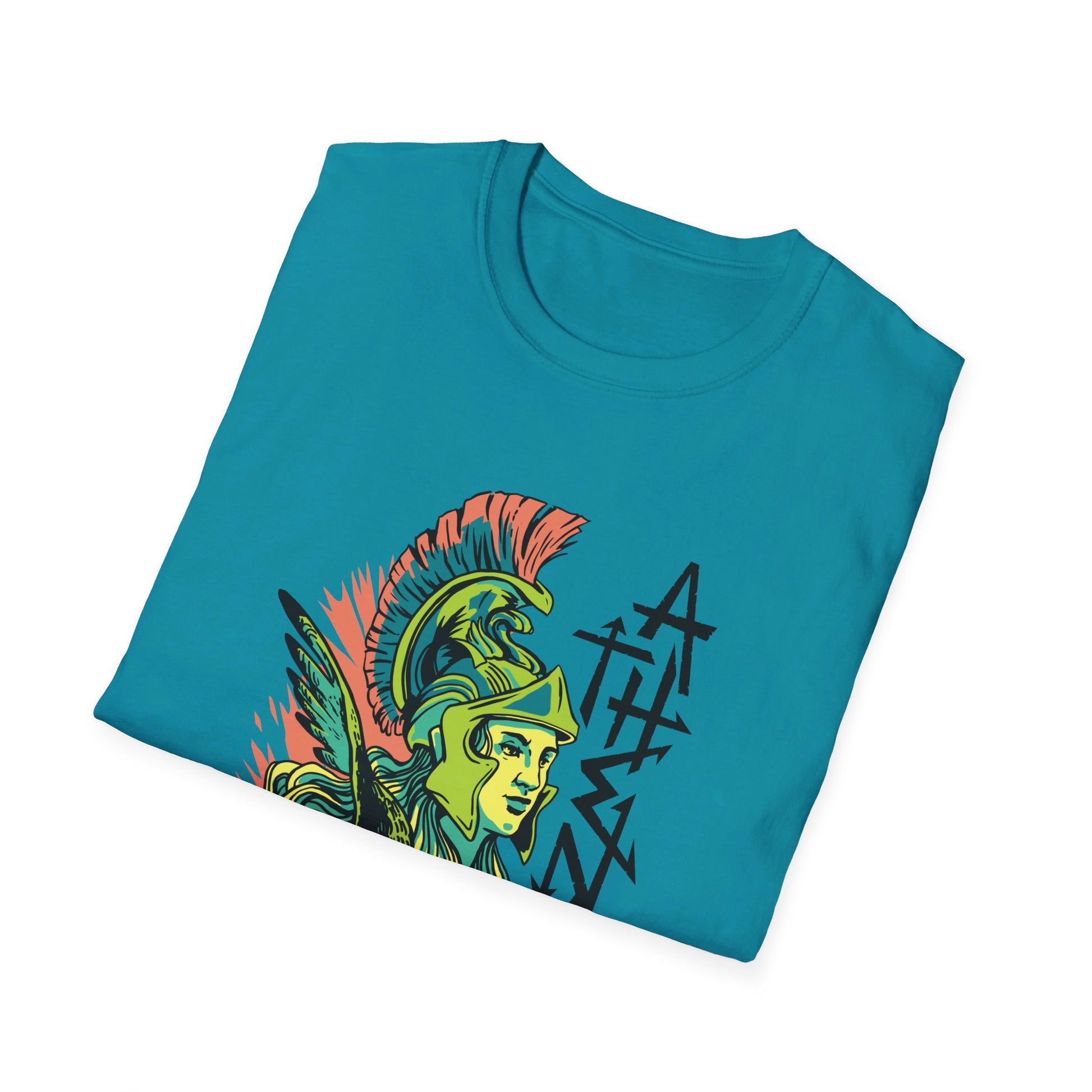 Athena - Greek Mythology - Front Design - Premium Bio Unisex T-Shirt - Pure Face Streetwear