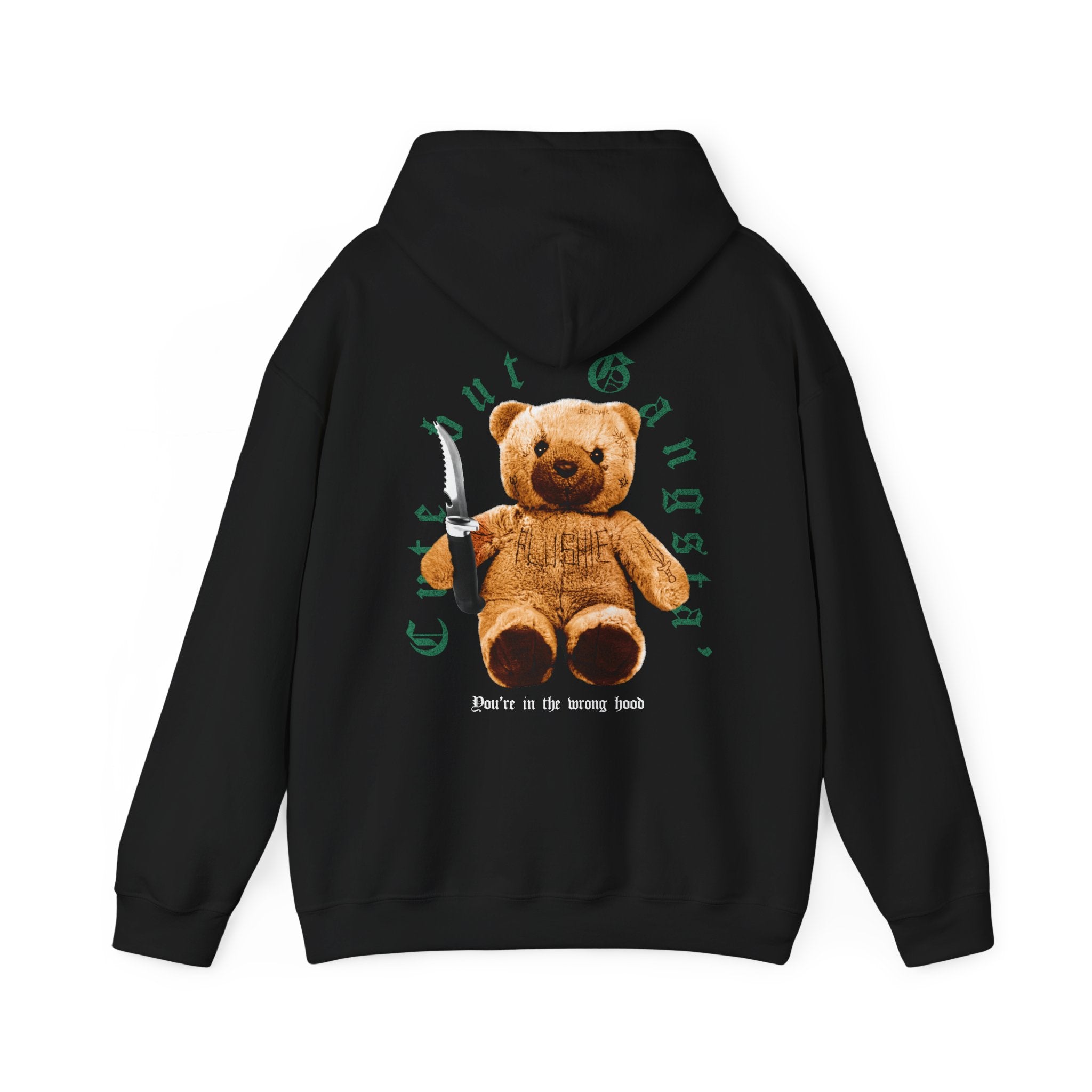 Cute but Gangster Bear - Streetwear - Teddy - Unisex Hoodie