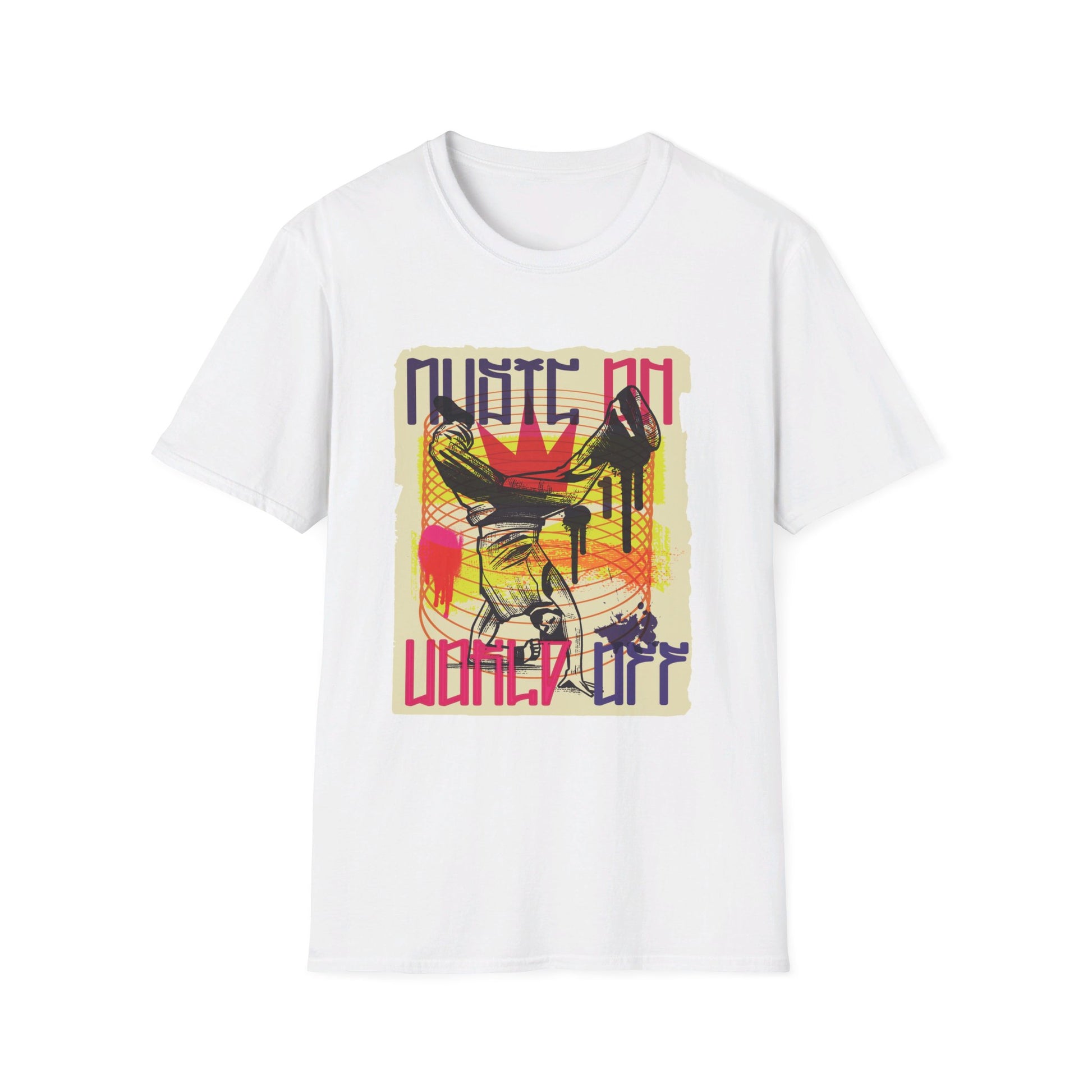 Breakdance - Urban Graffiti - Front Design - Premium Bio Unisex T-Shirt - Pure Face Streetwear