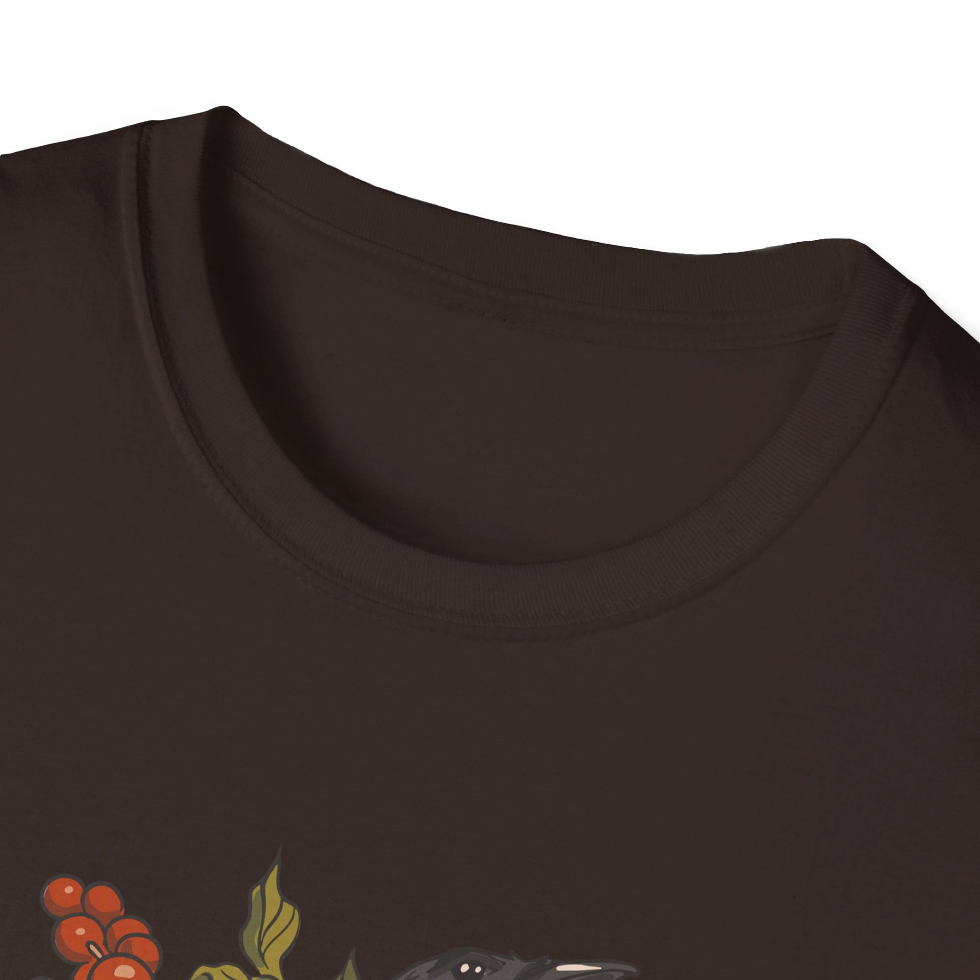 Magpie Berries - Animals In Nature - Front Design - Premium Bio Unisex T-Shirt - Pure Face Streetwear