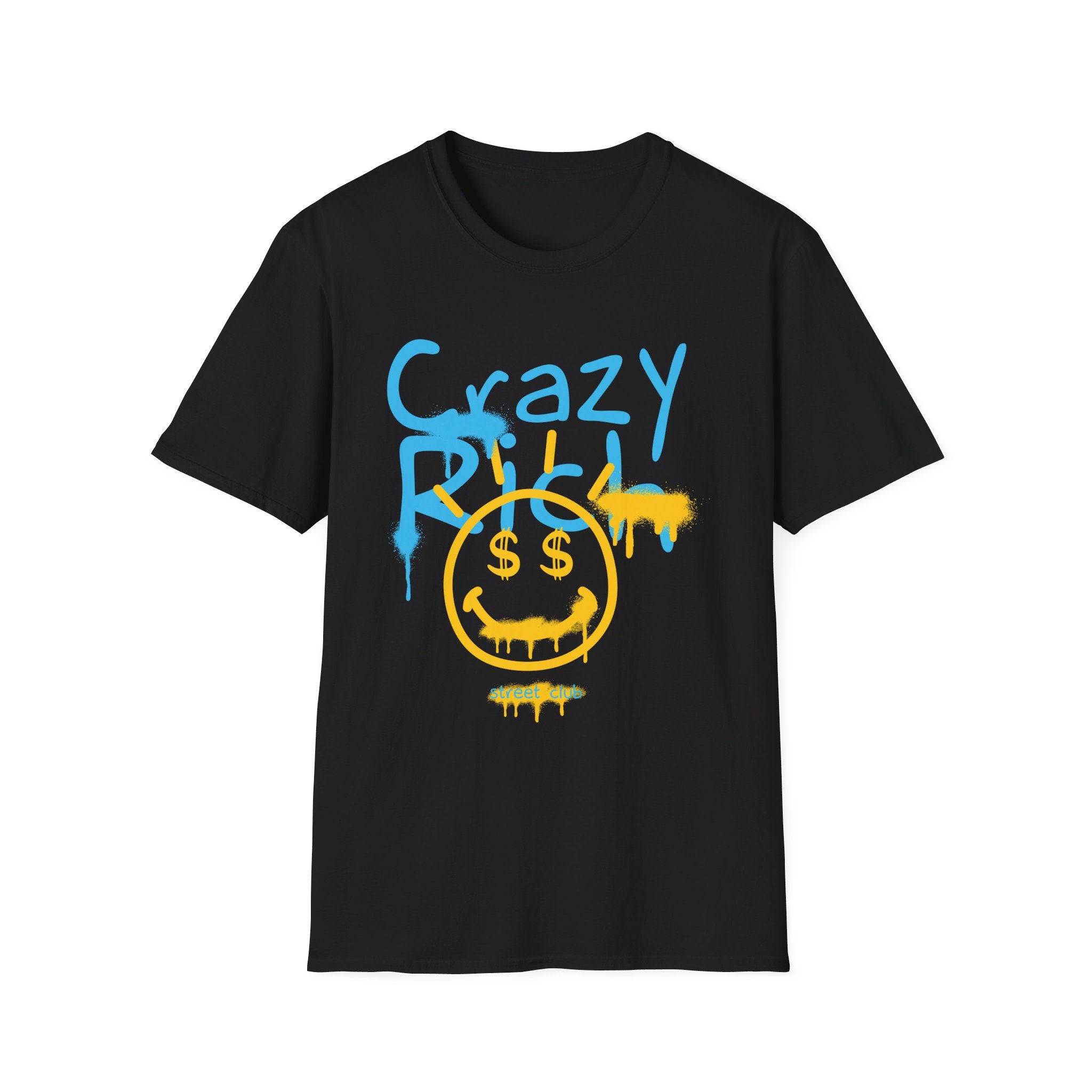 Crazy Rich Smile - Streetwear - Joker Edition - Front Design - Premium Bio Unisex T-Shirt