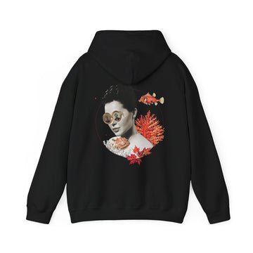 Coral - Quirky Collage - Unisex Hoodie