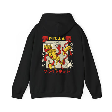 Pizza - Retro Japanese Food - Unisex Hoodie