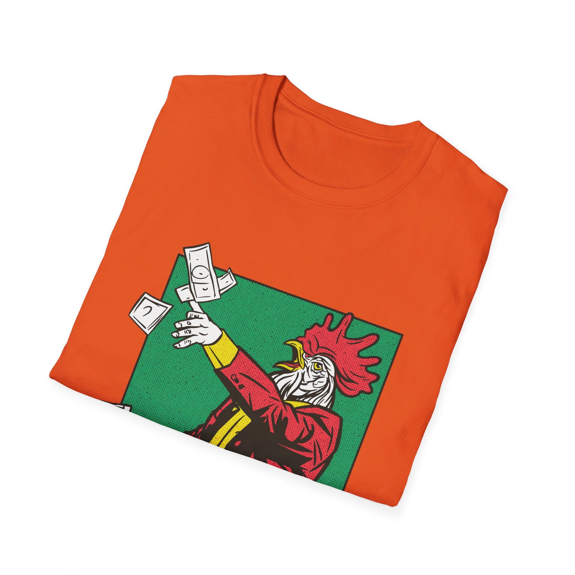 The Rooster - Comic Mafia - Front Design - Premium Bio Unisex T-Shirt - Pure Face Streetwear