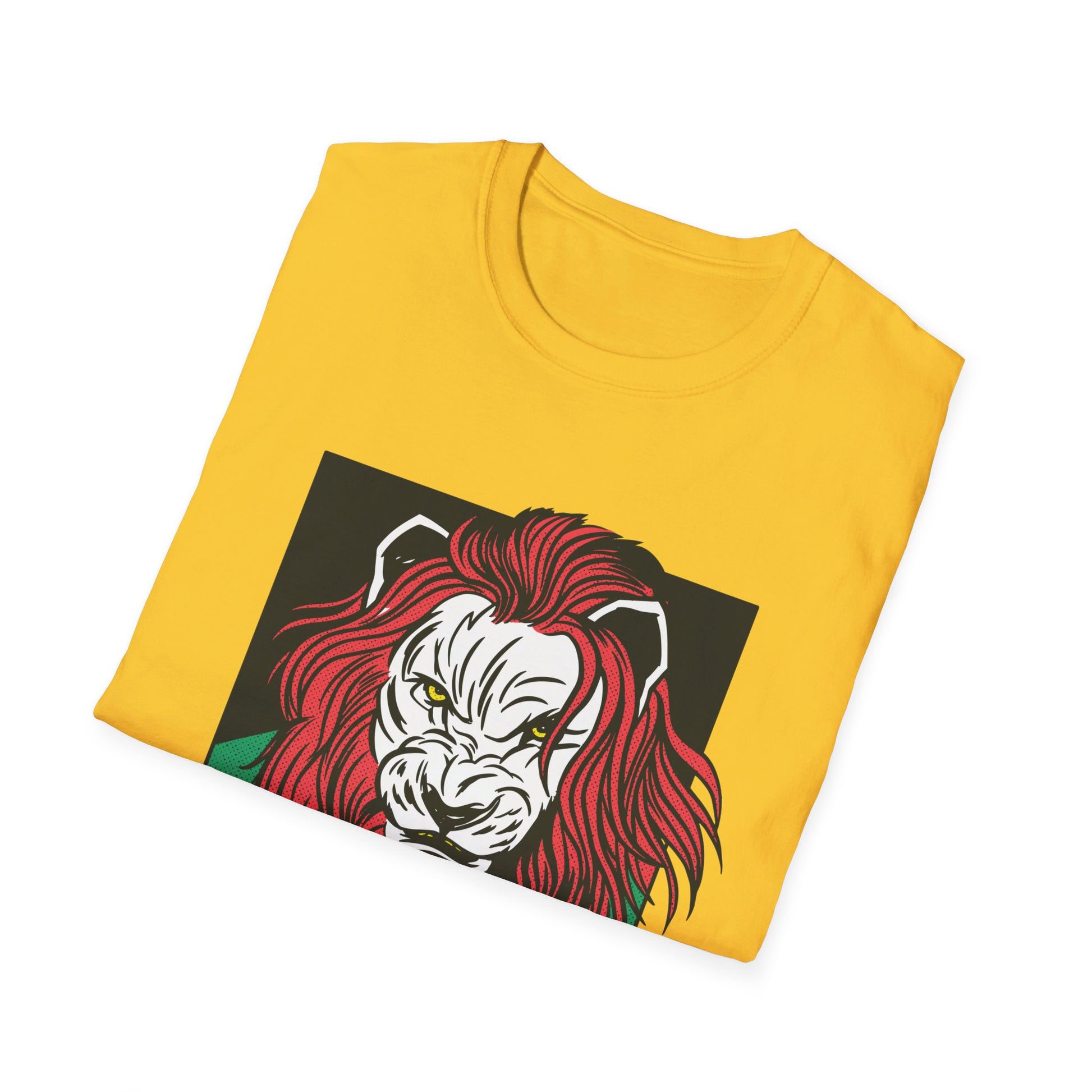 Lion Gangster - Comic Mafia - Front Design - Premium Bio Unisex T-Shirt - Pure Face Streetwear