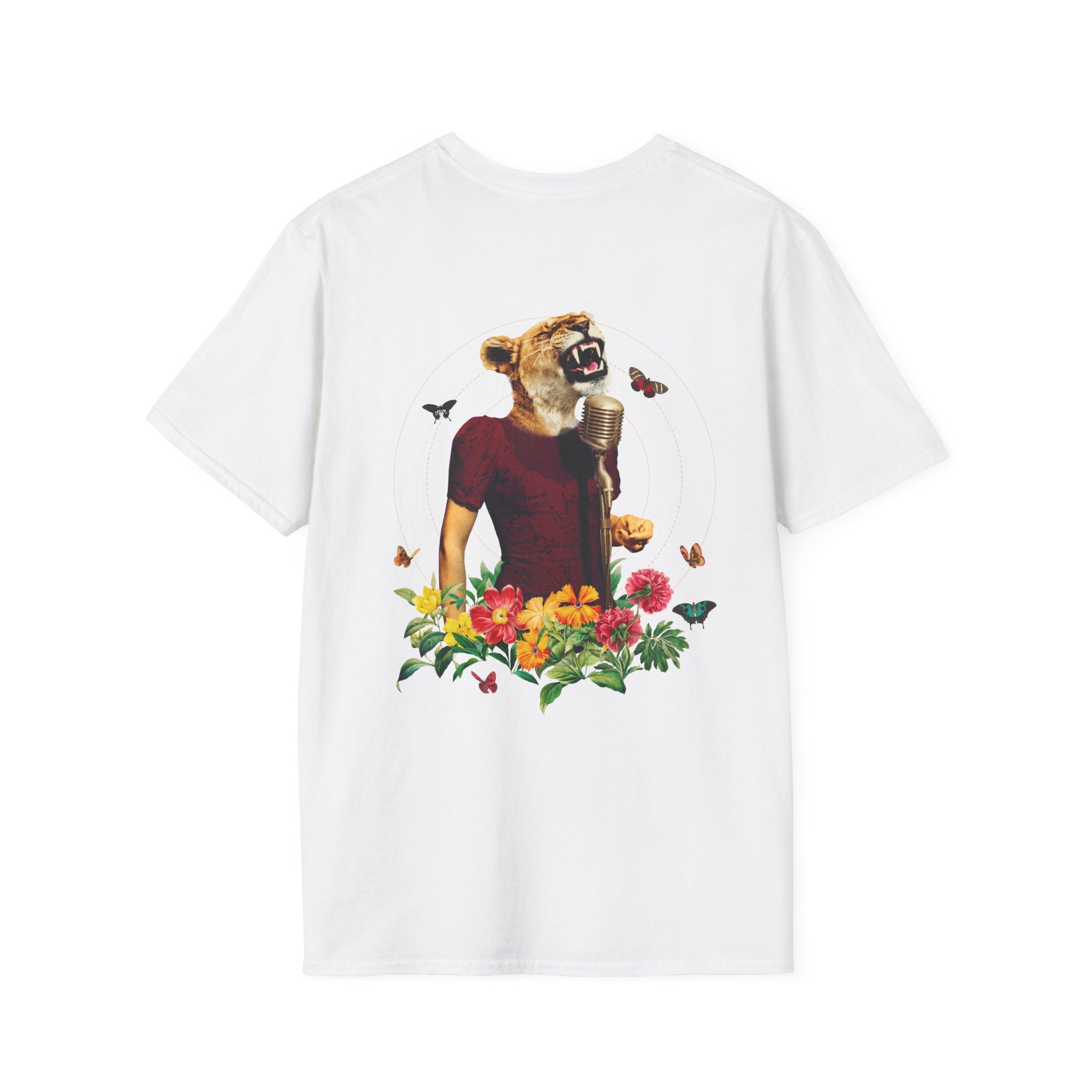 Lioness - Animal Human - Unisex T-Shirt - Back Print