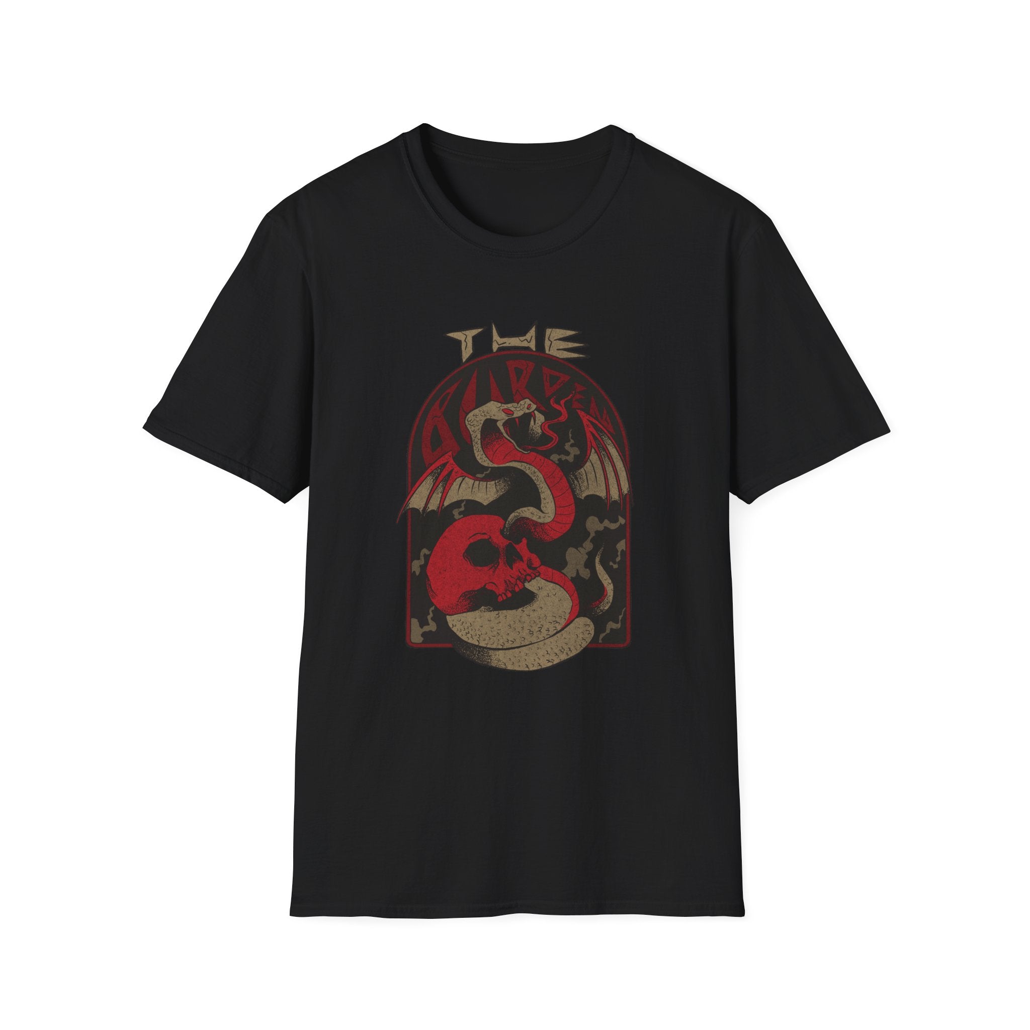 Snake and Skull - Mythical Hell Creatures - Unisex T-Shirt