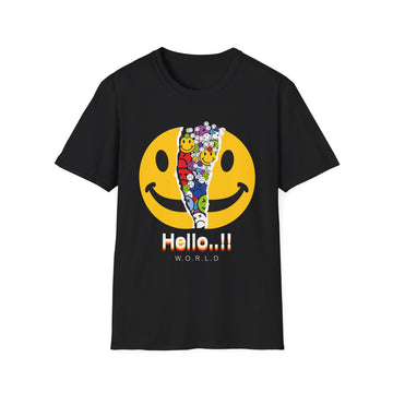 Hello World Smile - Streetwear - Joker Edition - Unisex T-Shirt