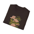 Snake Magnolia - Animals In Nature - Front Design - Premium Bio Unisex T-Shirt - Pure Face Streetwear