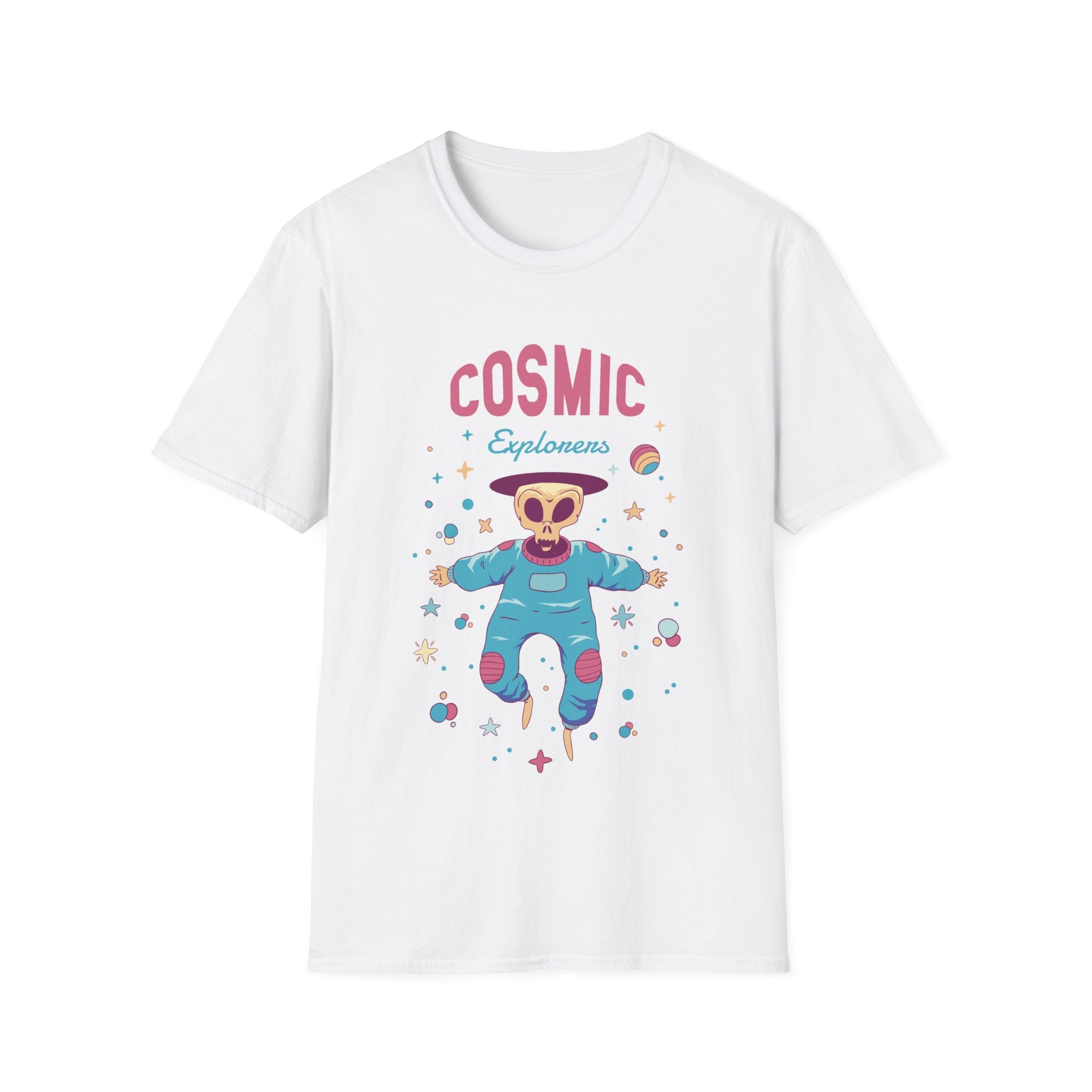 Cosmic Explorers skeleton - Monsters in space - Unisex T-Shirt