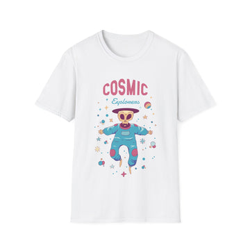 Cosmic Explorers skeleton - Monsters in space - Unisex T-Shirt