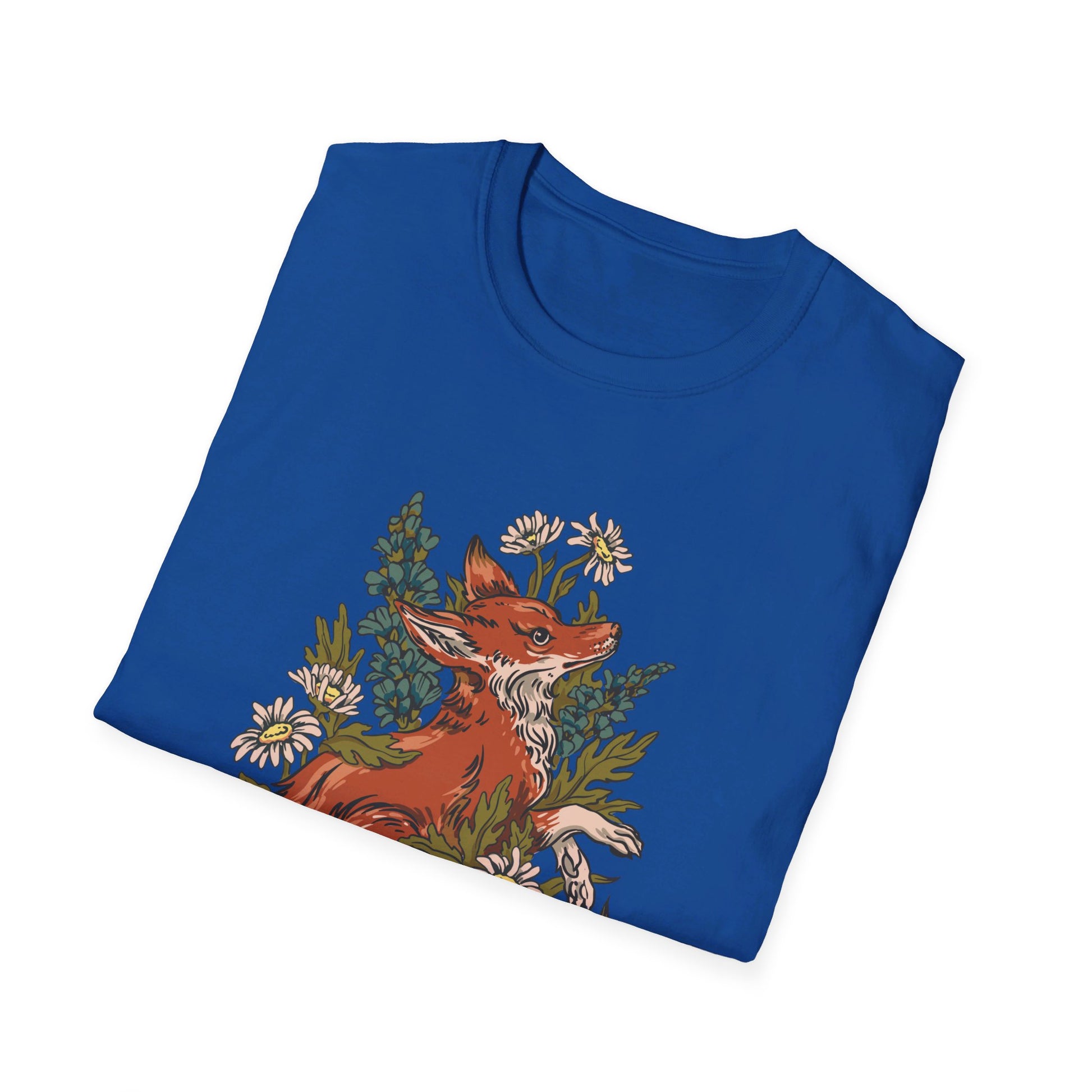 Fox Momiles - Animals In Nature - Front Design - Premium Bio Unisex T-Shirt - Pure Face Streetwear