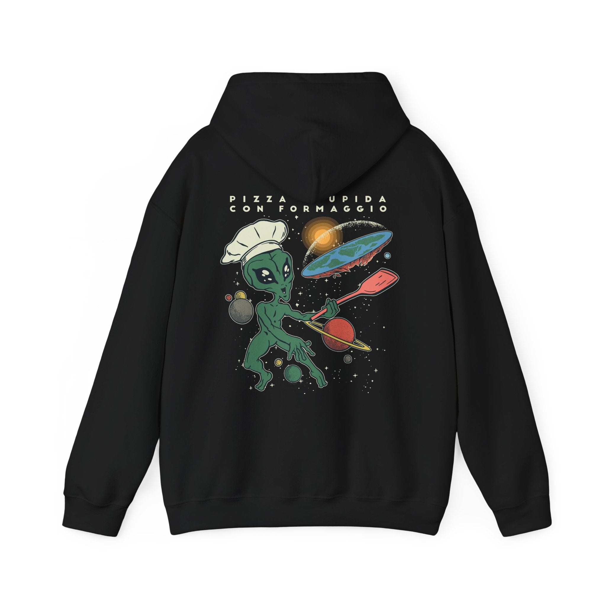 Alien Flat Earth - Alien Hobby Activities - Unisex Hoodie