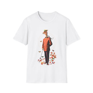 Llama - Animal Human - Unisex T-Shirt - Front Print