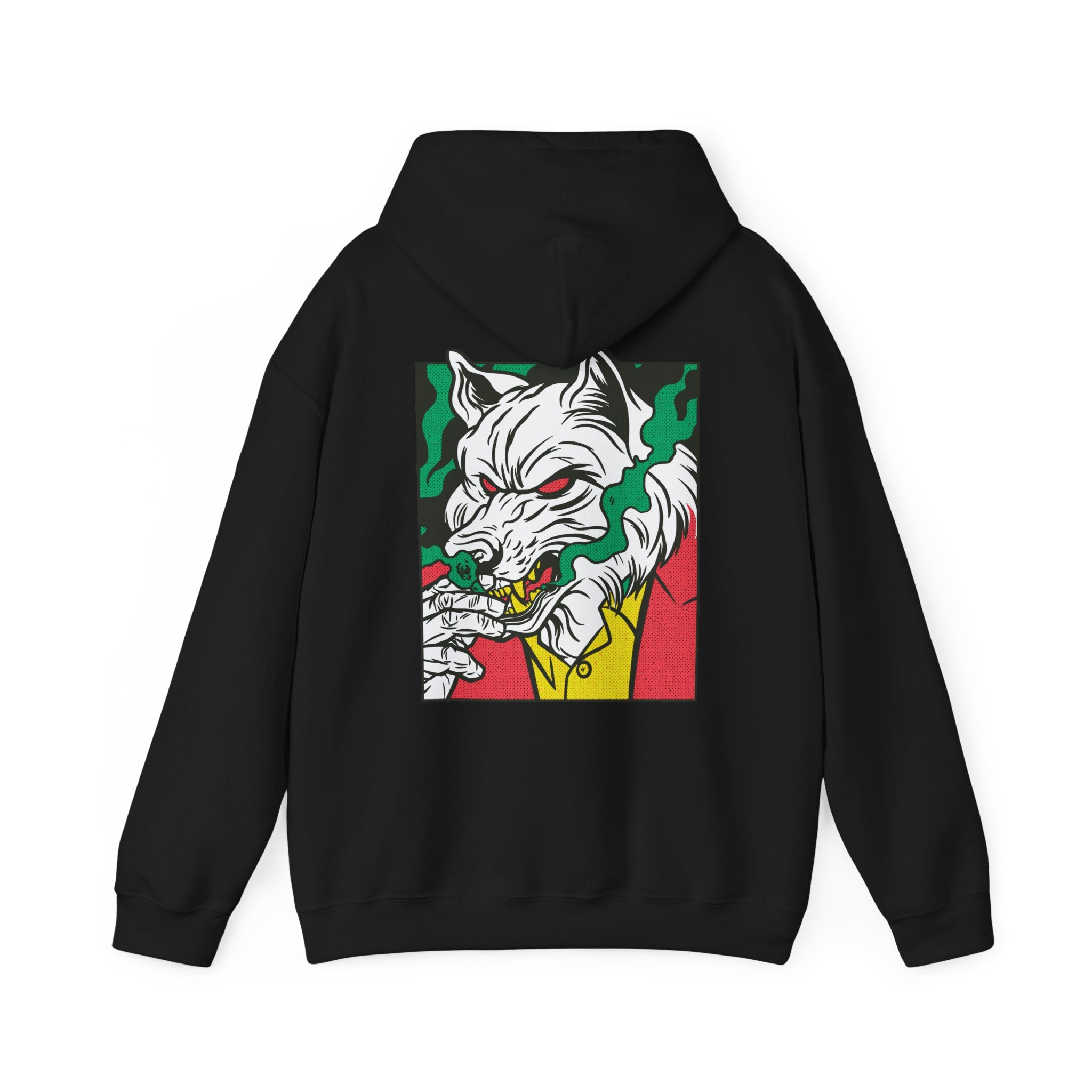 Smoking Wolf - Comic Mafia - Unisex Hoodie