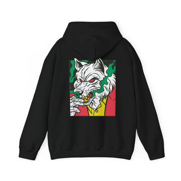 Smoking Wolf - Comic Mafia - Unisex Hoodie