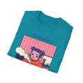 Girl with coffee - Cozy at Home - Front Design - Premium Bio Unisex T-Shirt - Pure Face Streetwear