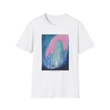 Cave with Rocks - Watercolor Fantasy - Unisex T-Shirt