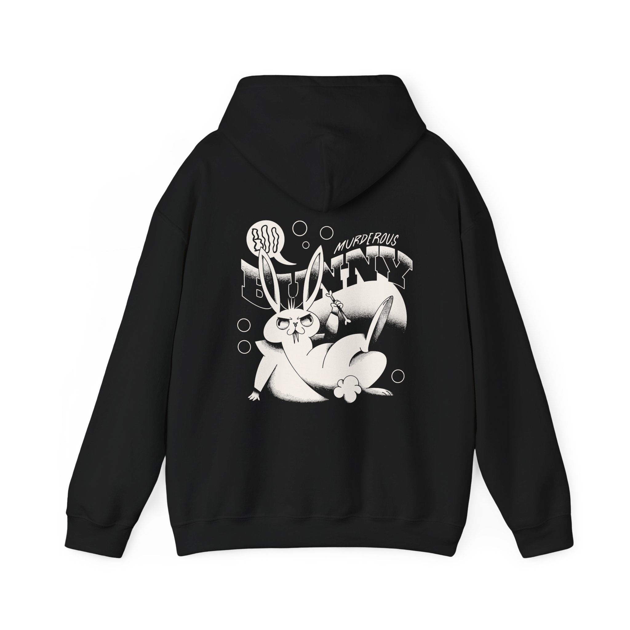 Creepy Bunny Monster - Evil Characters - Unisex Hoodie