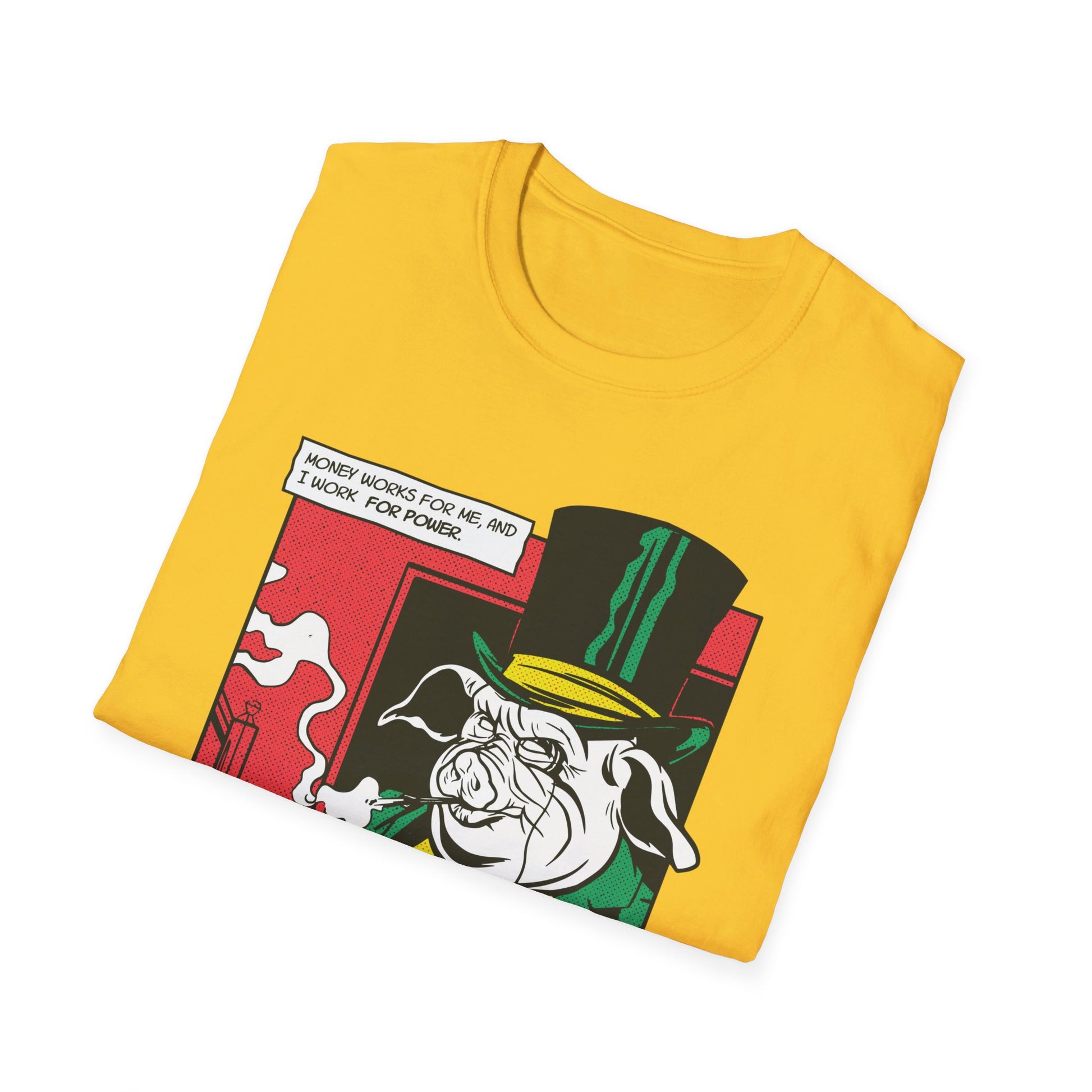 Mister Pig Money Man - Comic Mafia - Front Design - Premium Bio Unisex T-Shirt - Pure Face Streetwear