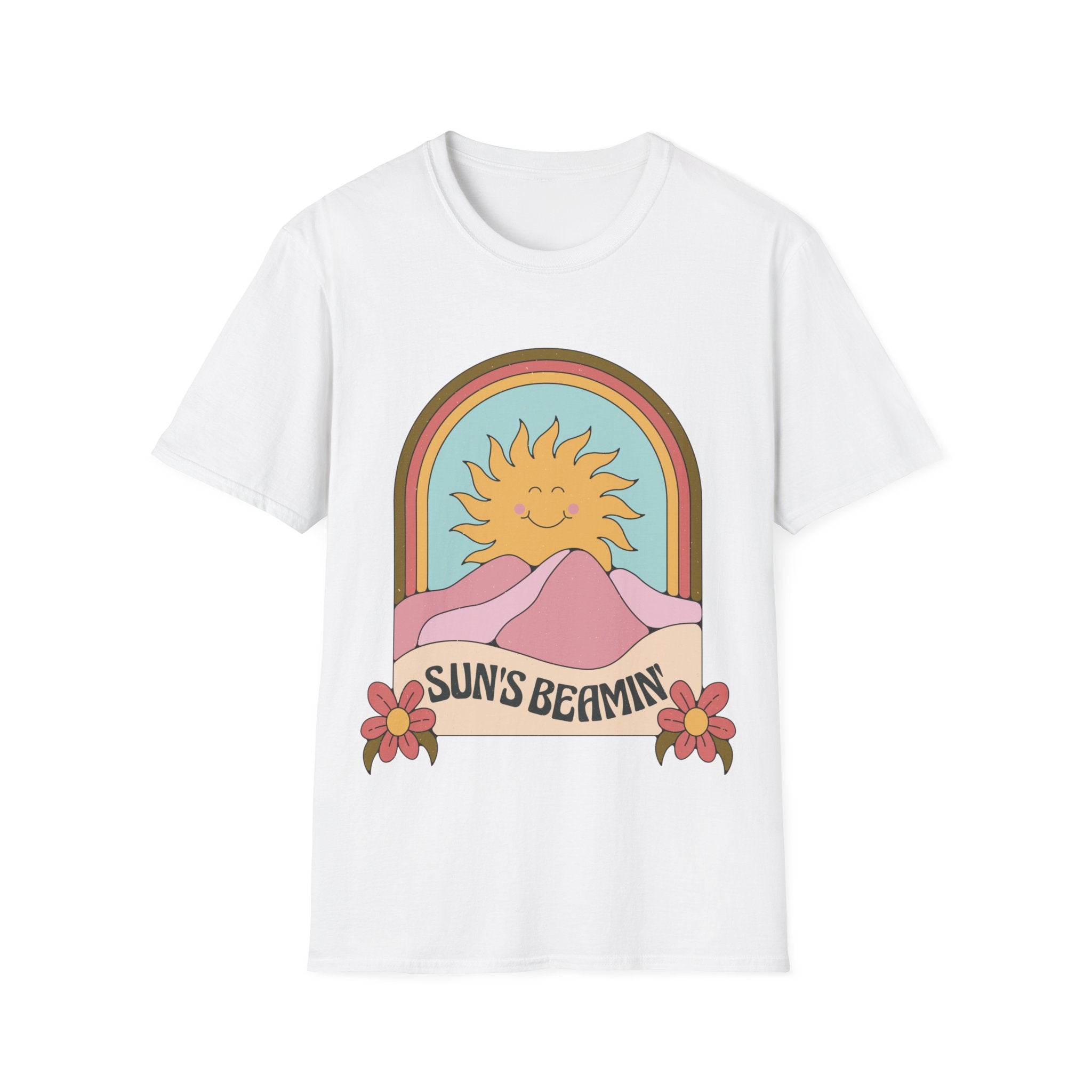 Sun´s beamin - Hippie Retro - Unisex T-Shirt