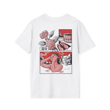 Onsen - Slice of Life - Unisex T-Shirt - Back Print