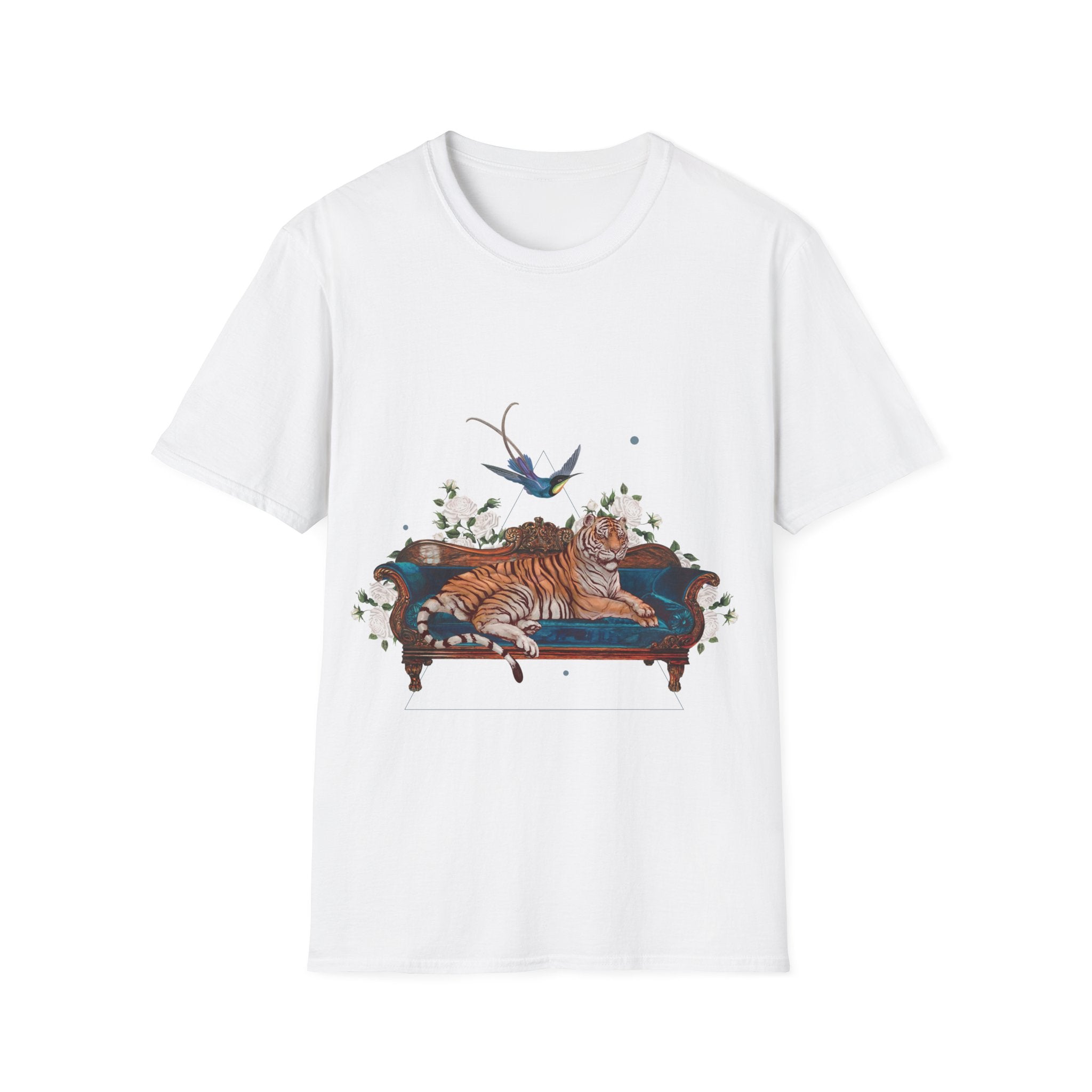 Tiger - Quirky Collage - Unisex T-Shirt - Front Print