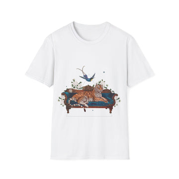 Tiger - Quirky Collage - Unisex T-Shirt - Front Print