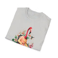 Flamingo - Animal Human - Front Design - Premium Bio Unisex T-Shirt - Pure Face Streetwear