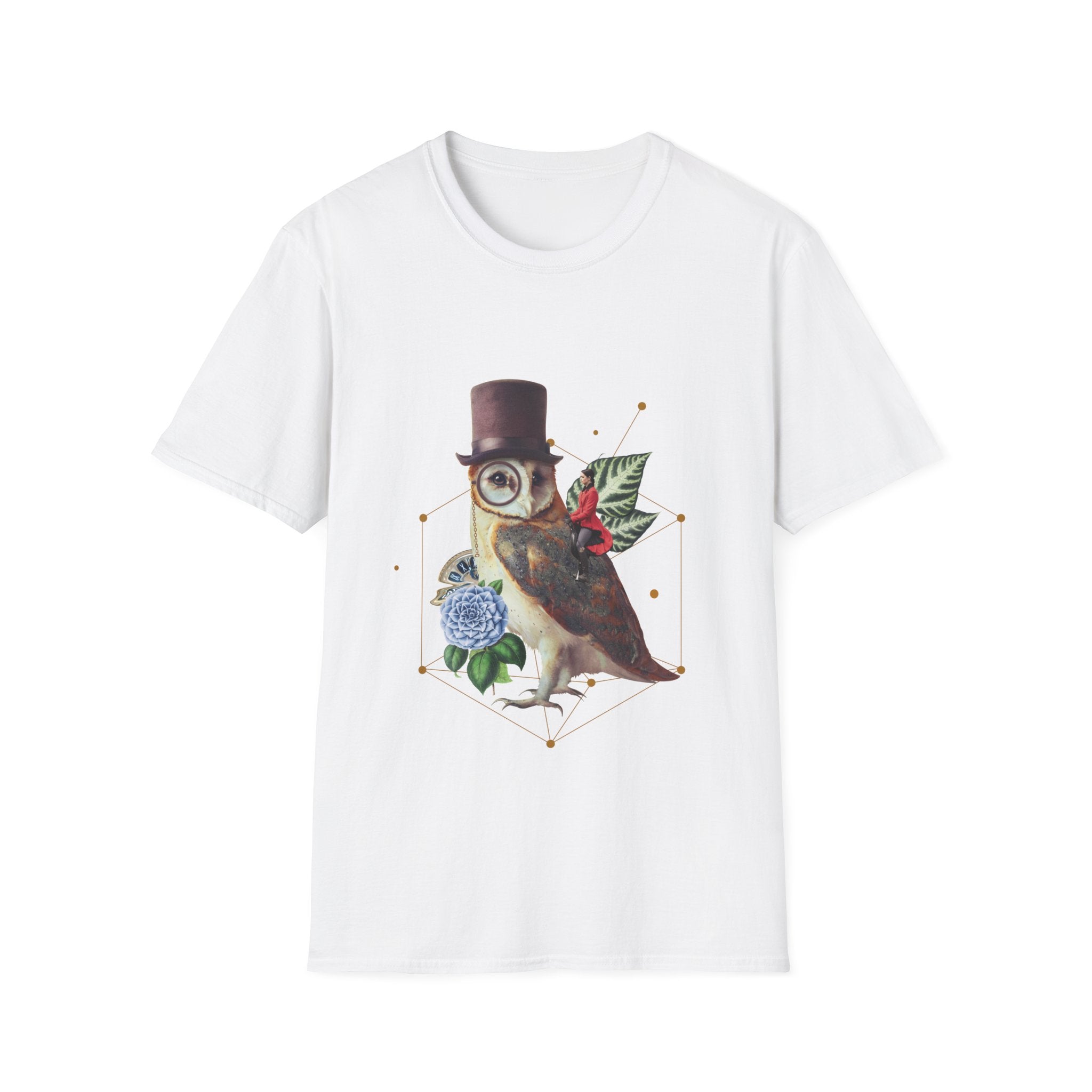 Owl - Quirky Collage - Unisex T-Shirt