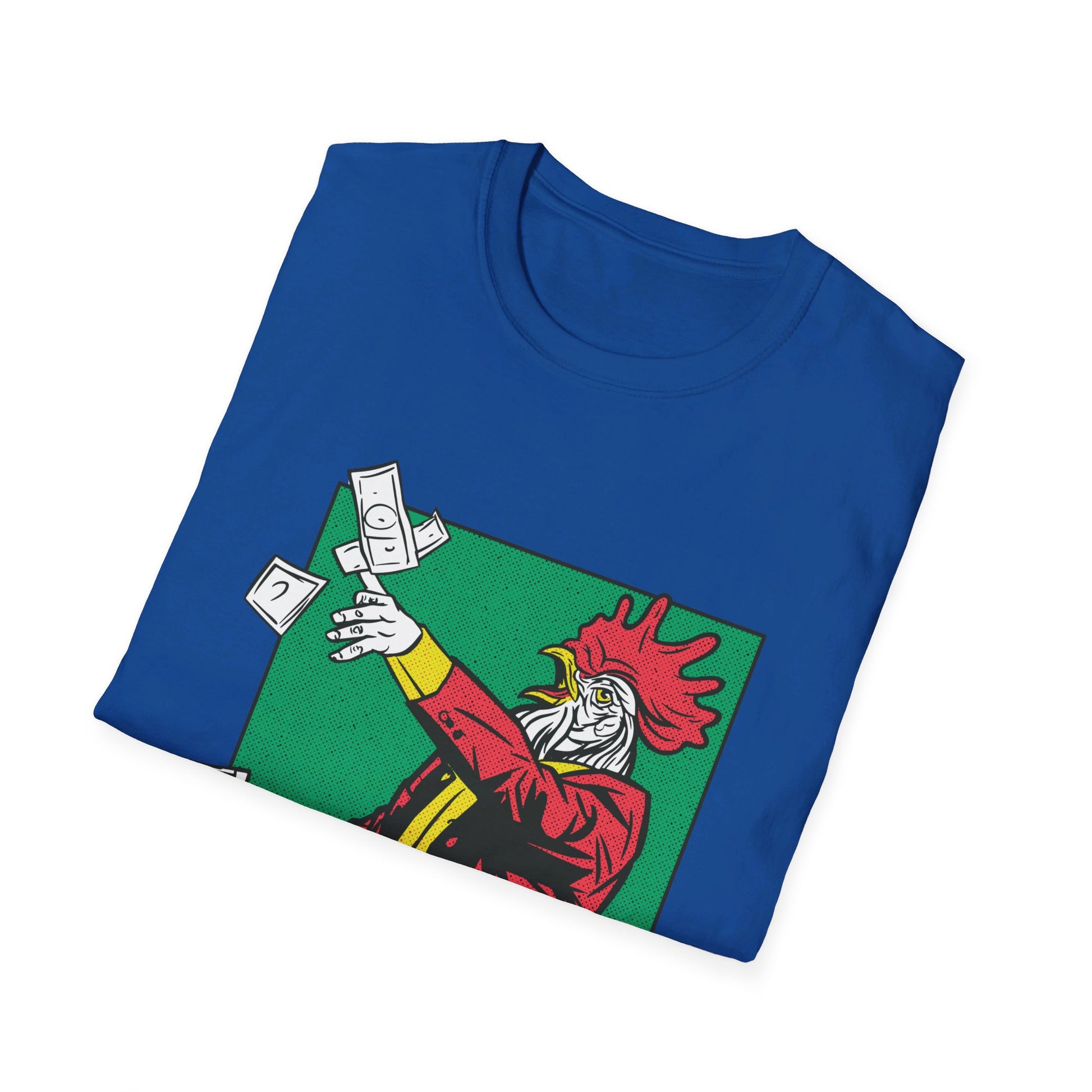 The Rooster - Comic Mafia - Front Design - Premium Bio Unisex T-Shirt - Pure Face Streetwear