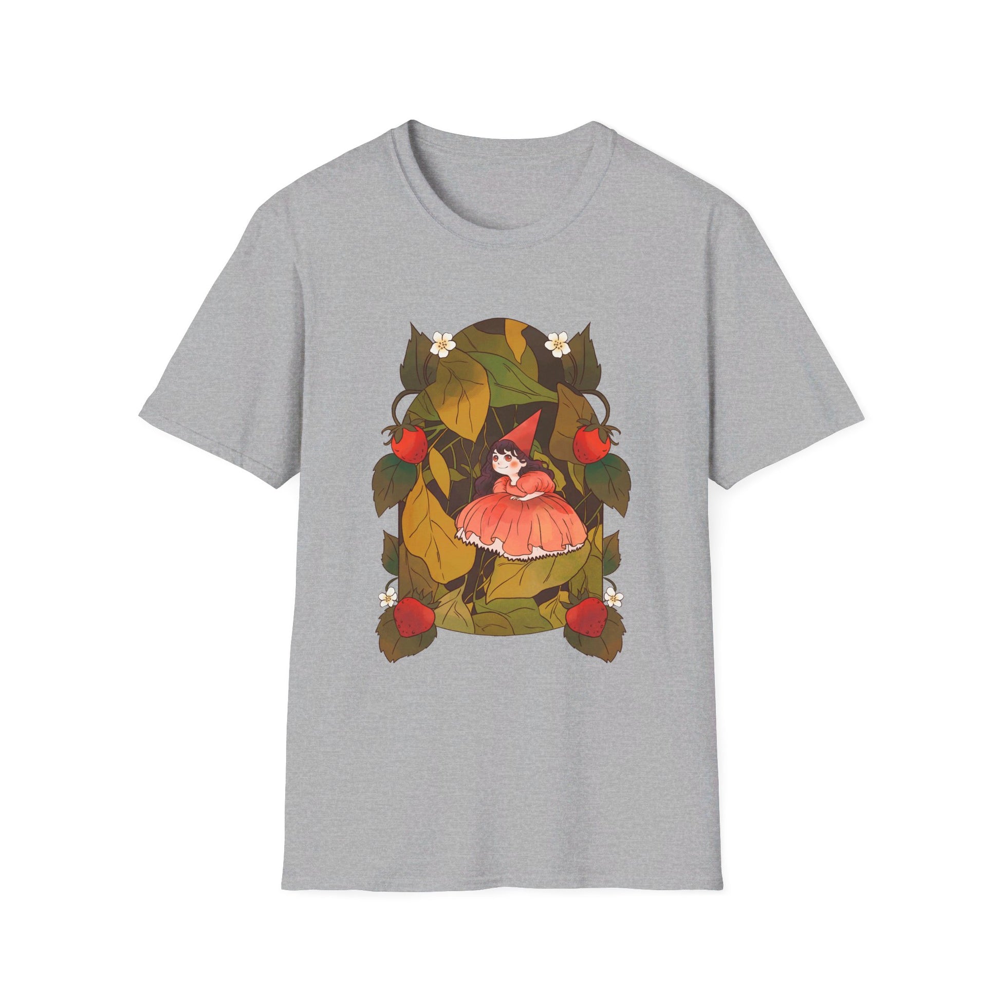 Strawberry Fairy - Fairy Tail World - Front Design - Premium Bio Unisex T-Shirt - Pure Face Streetwear