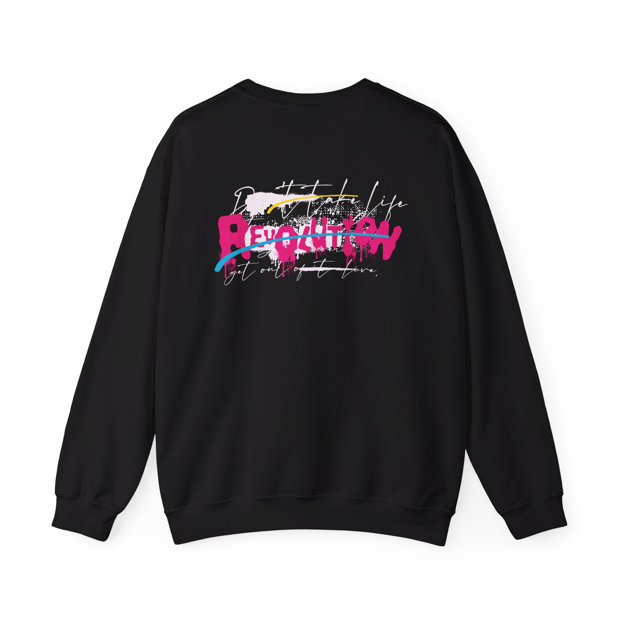 Revolution - Streetwear - Small Masterpieces - Back Design - Premium Unisex Heavy Blend™ Crewneck Sweatshirt