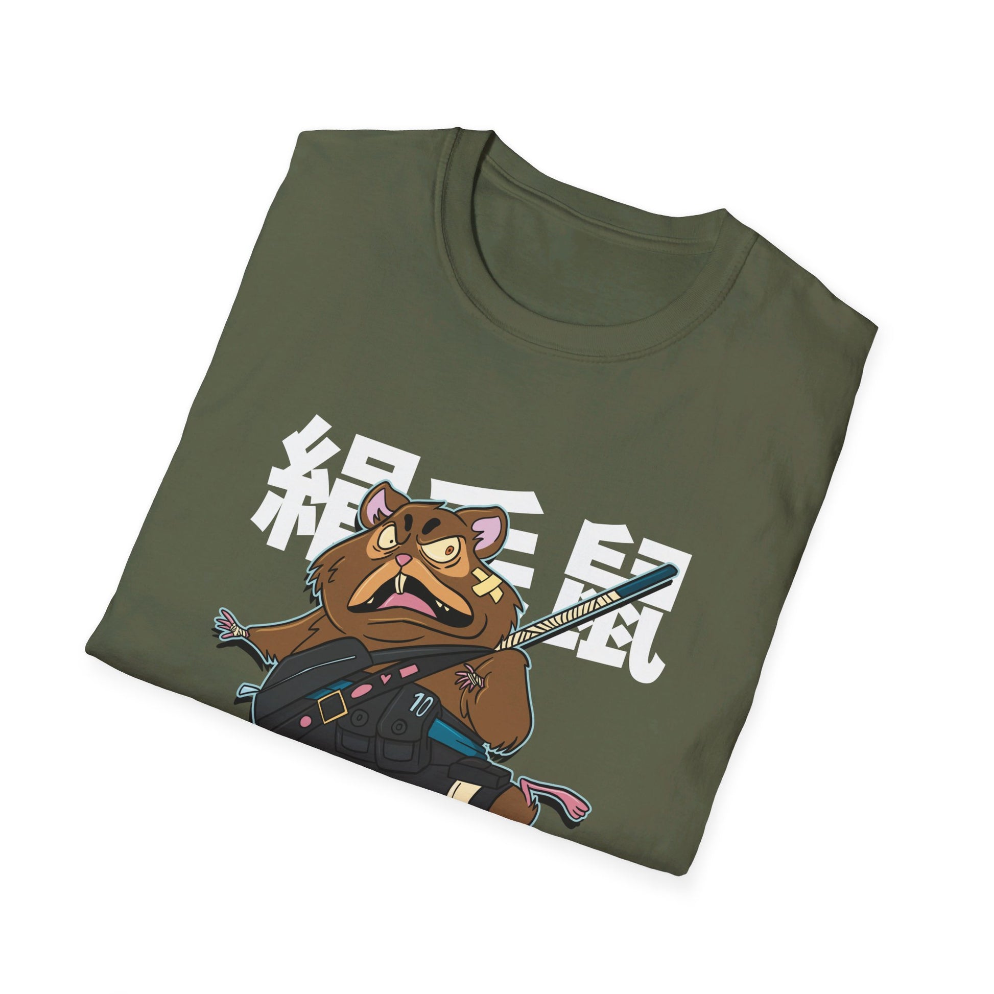 Hamster - Warrior Animals - Front Design - Premium Bio Unisex T-Shirt - Pure Face Streetwear