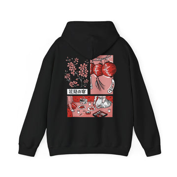 Japanese Cherry Blossom Picnic - Slice Of Life - Unisex Hoodie